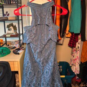 Francesca’s Medium Short Blue Floral Dress – Casual/Brunch/Party